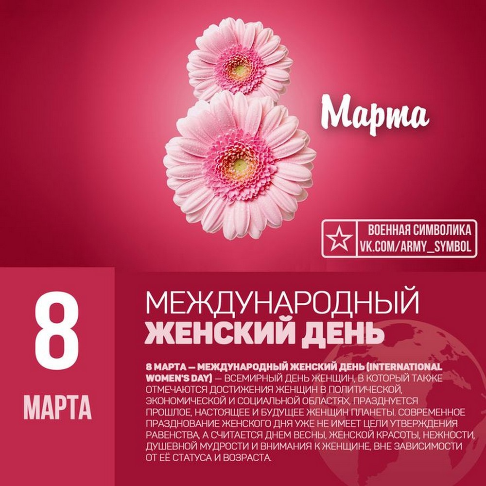 Международный женский день 8 Марта | День в истории на портале ВДПО.РФ